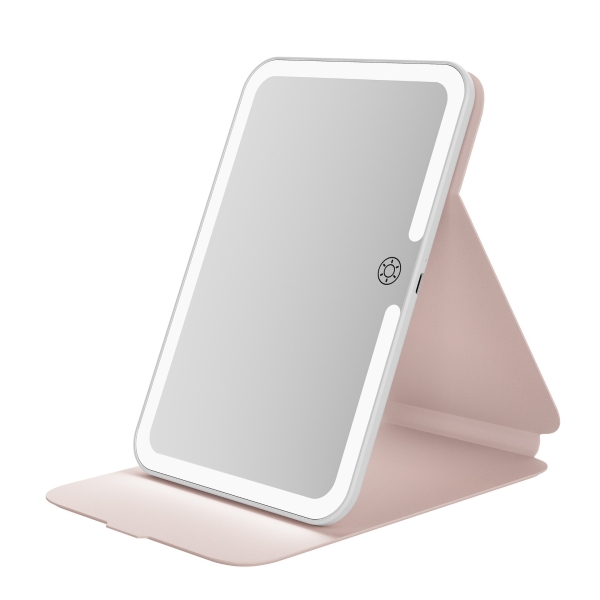 Folding Makeup Mirror with PU Cover
