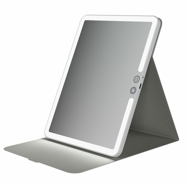 Folding LED Makeup Mirror