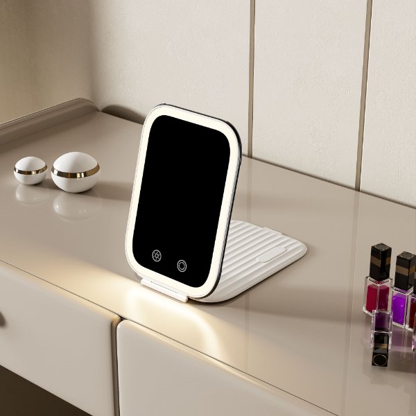 SM382 Folding Led Makeup Mirror