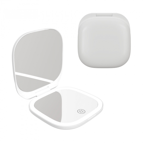 Double Side LED Compact Pocket Mirror