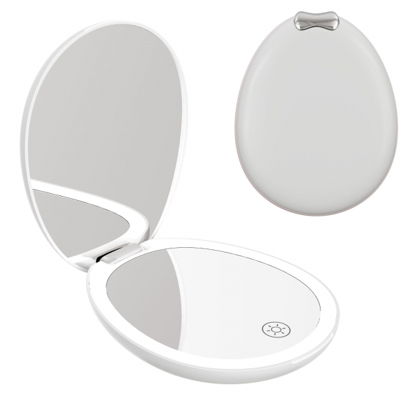 Small Led Compact Pocket Mirror