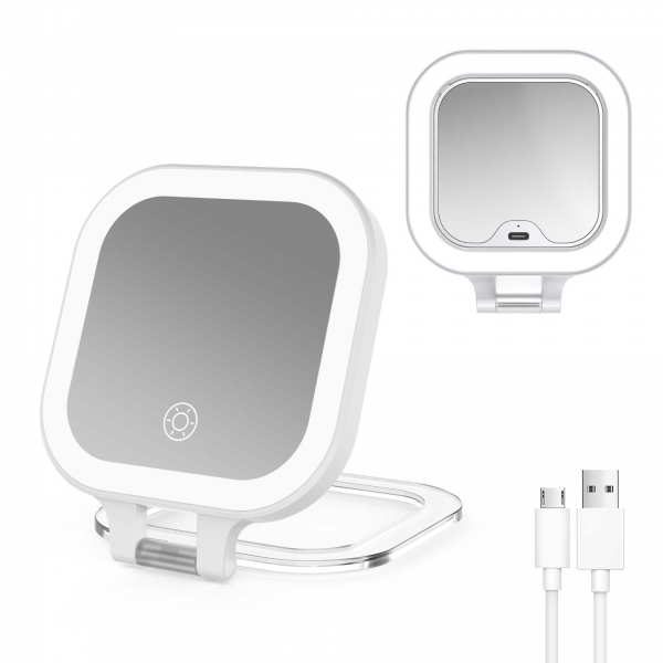 Double Sided LED Pocket Mirror