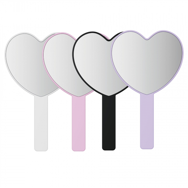 Heart Shape Hand Makeup Mirror