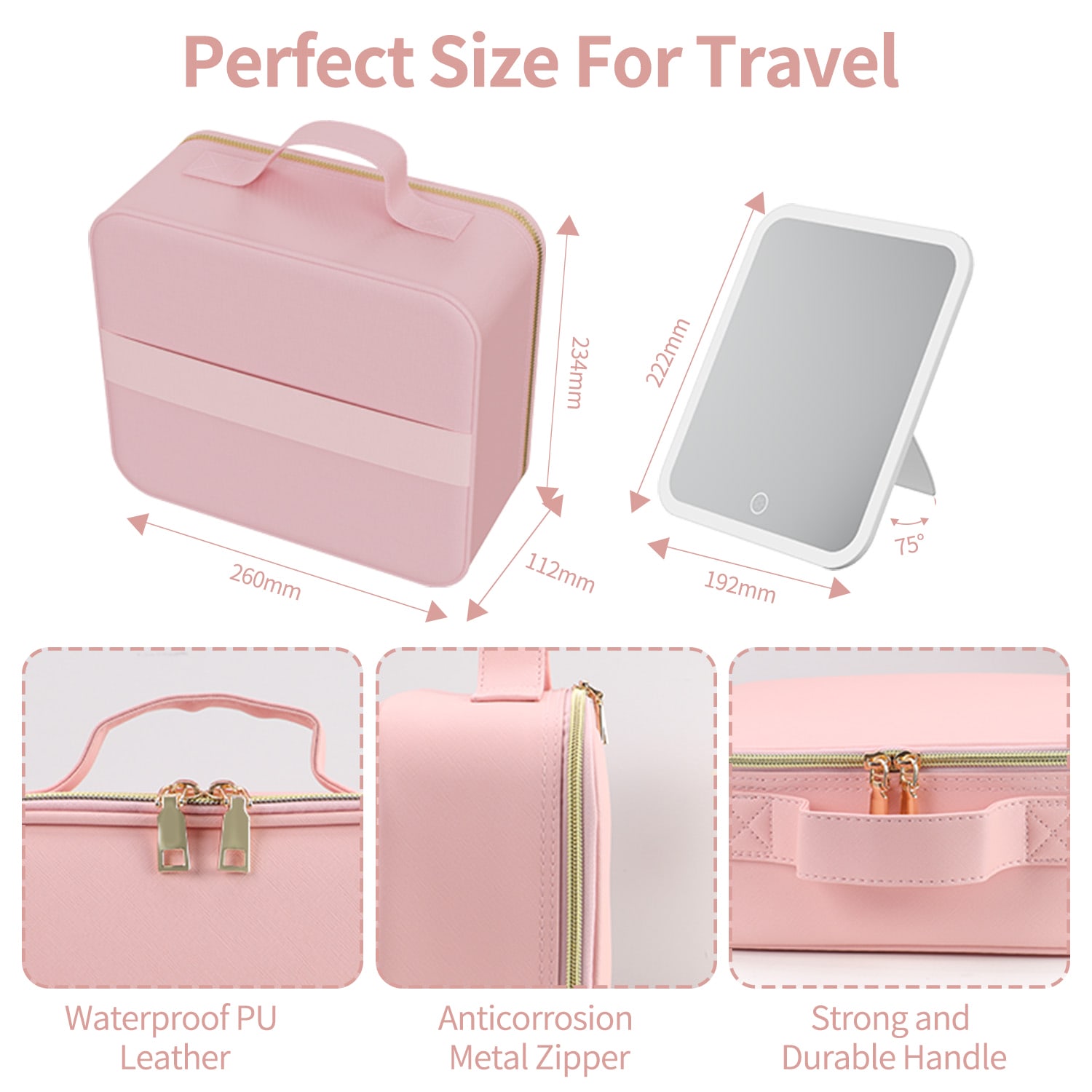 1747903437232603.jpg Travel Makeup Case With Led Mirror