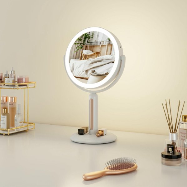 RM478 Round Desktop LED Vanity Mirror