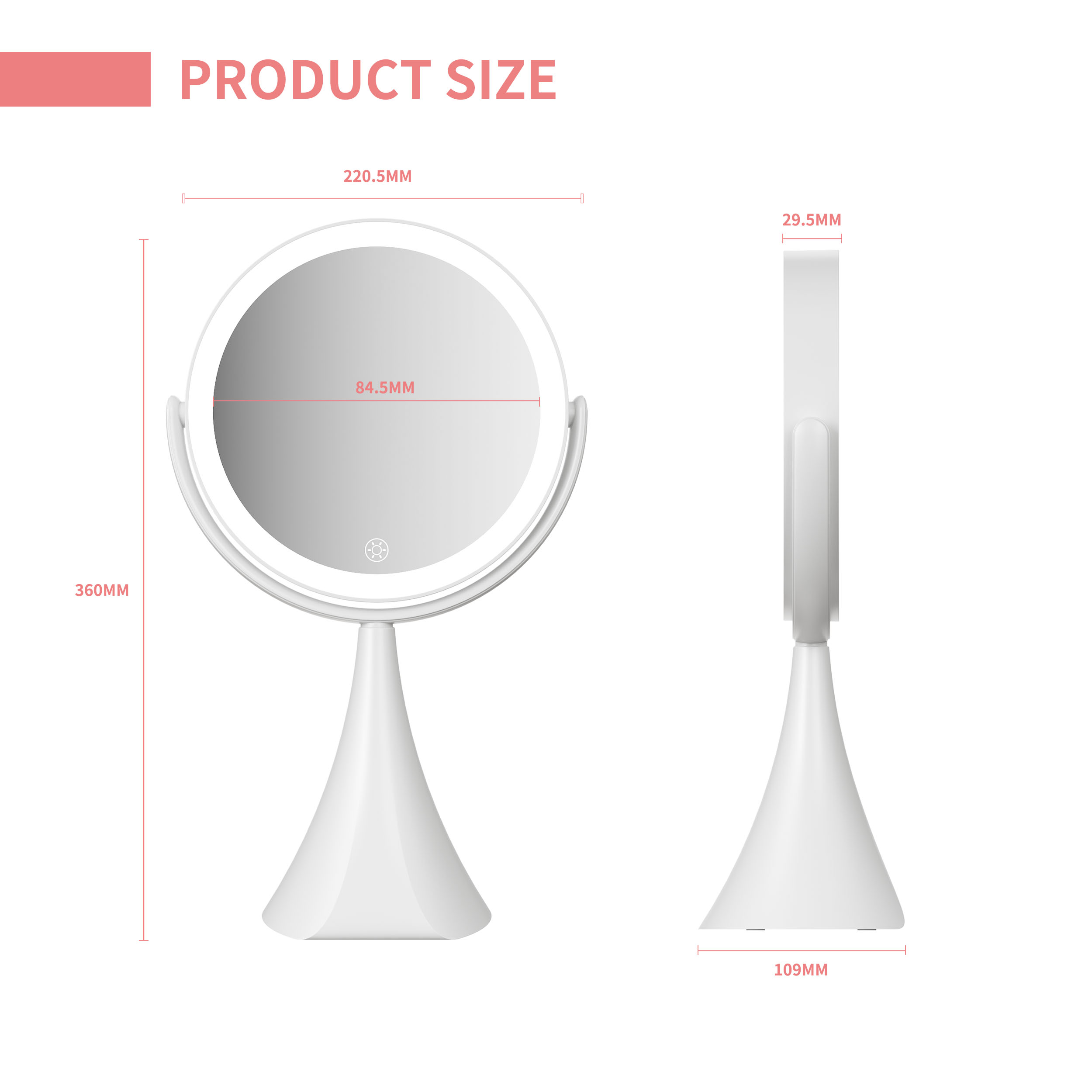 Makeup Vanity Mirror With Lights