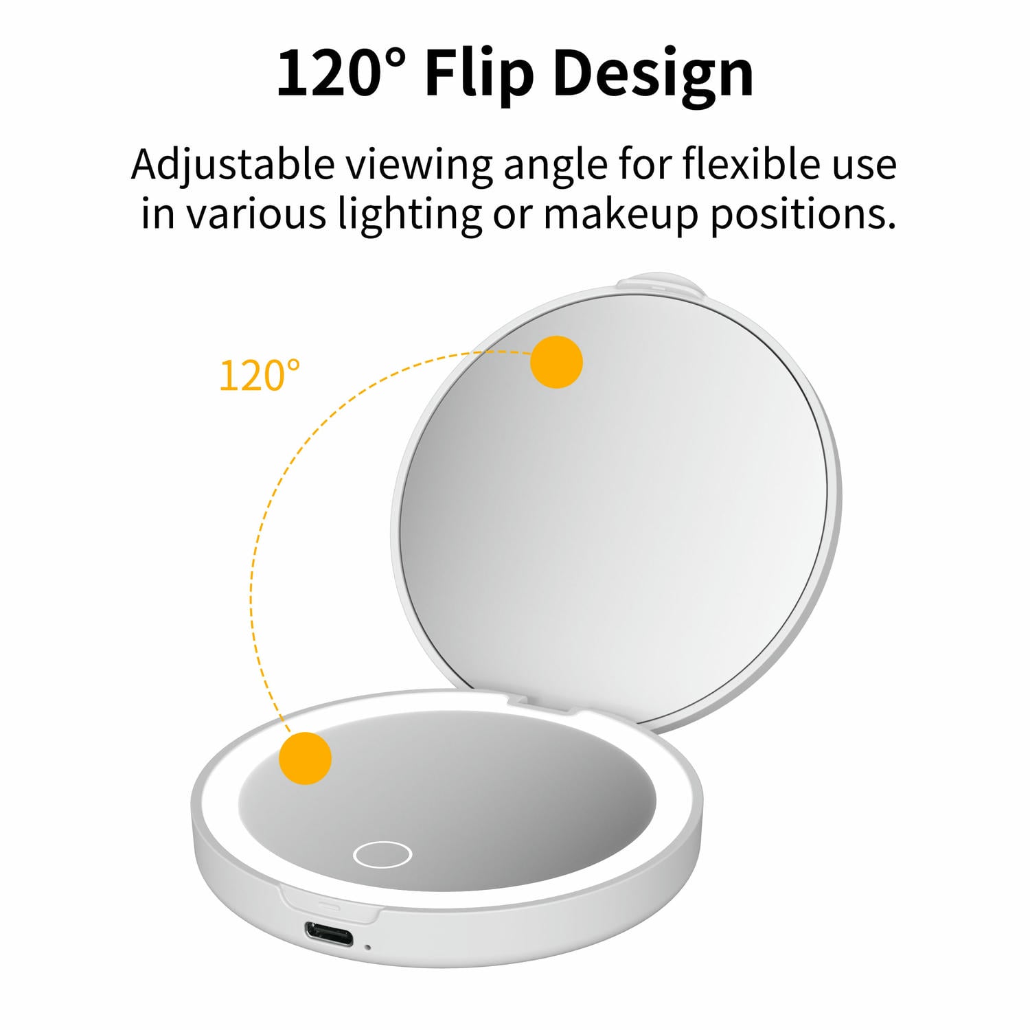 Compact Mirror With Light