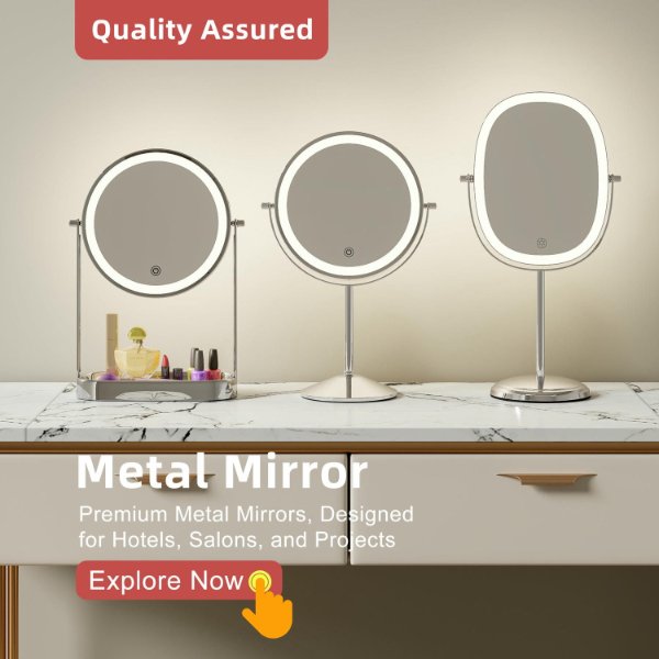 Metal Makeup Mirror