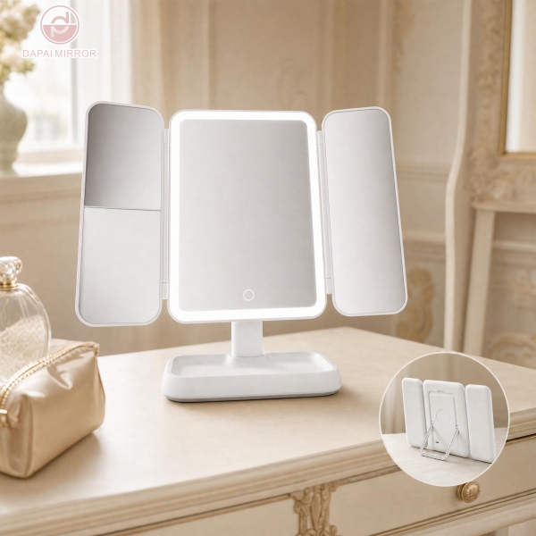 Led Trifold Mirror
