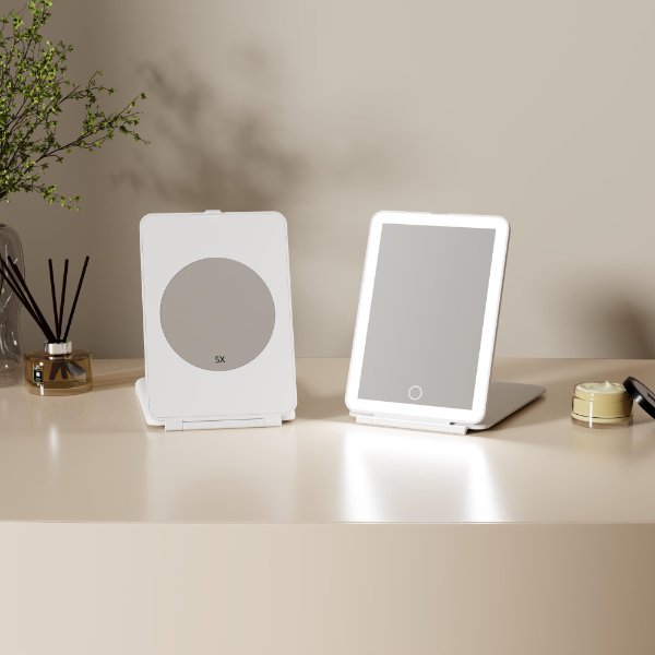 Portable LED Travel Makeup Mirror