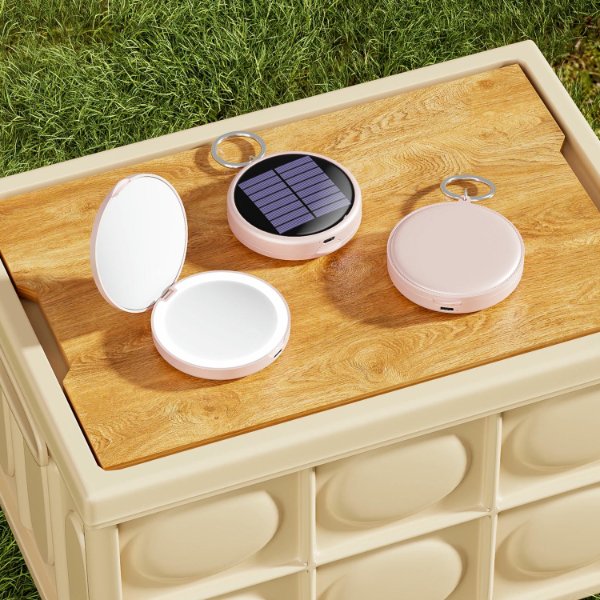 Solar Led Compact Mirror