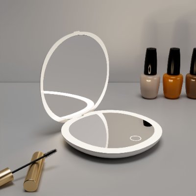 Led Compact Mirror