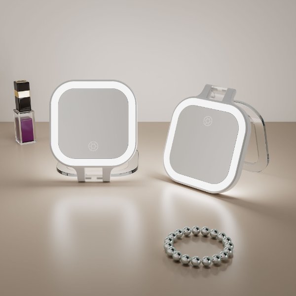 Double Sided LED Pocket Mirror