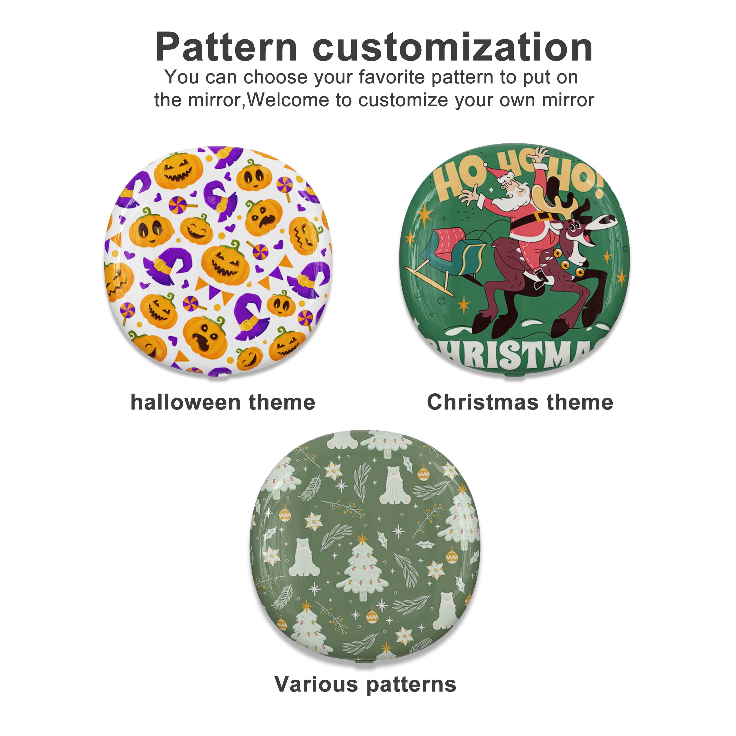 RM342 Led Compact Pocket Mirror With Led Light RM342 Led Compact Pocket Mirror With Led Light