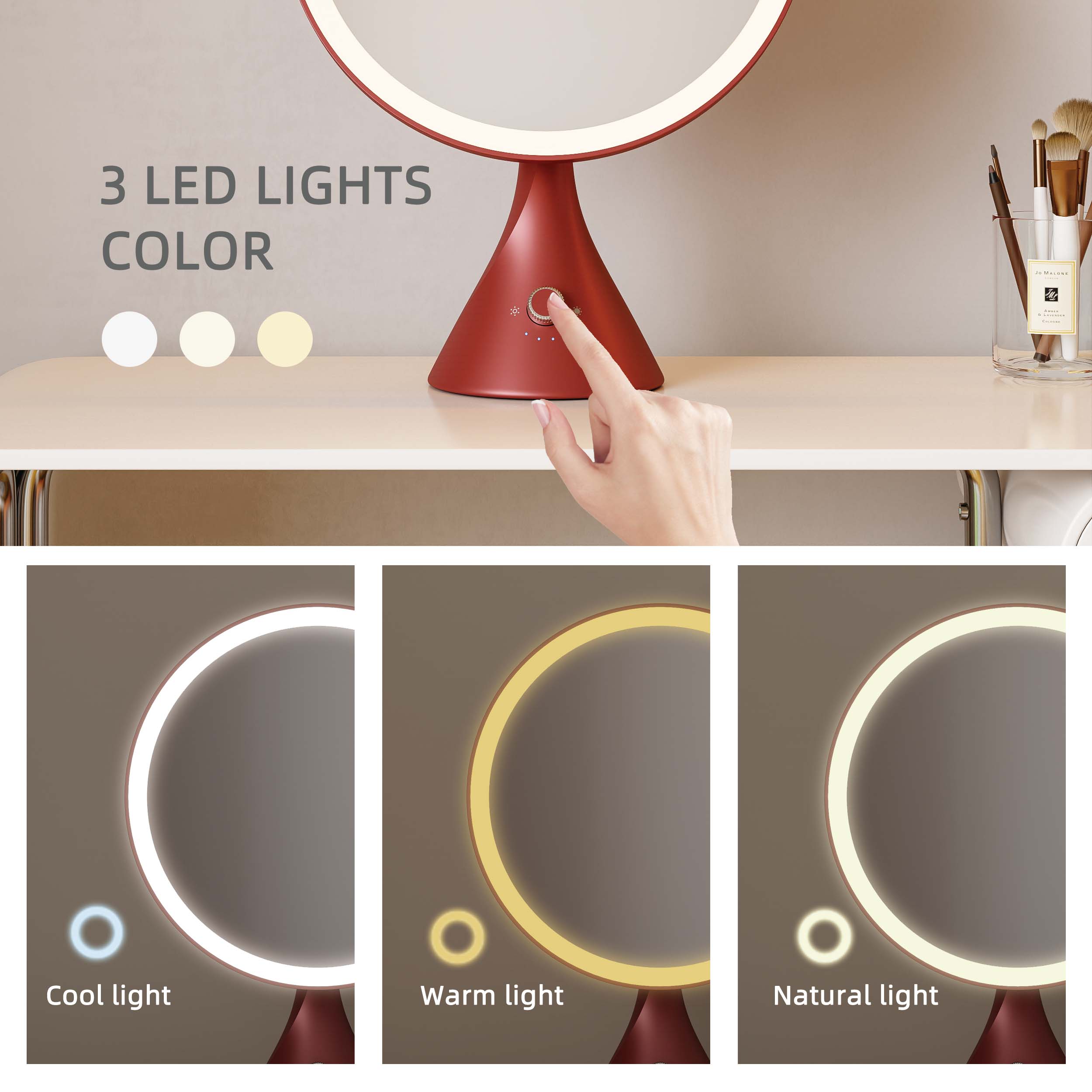 RM321 Led Table Vanity Mirror