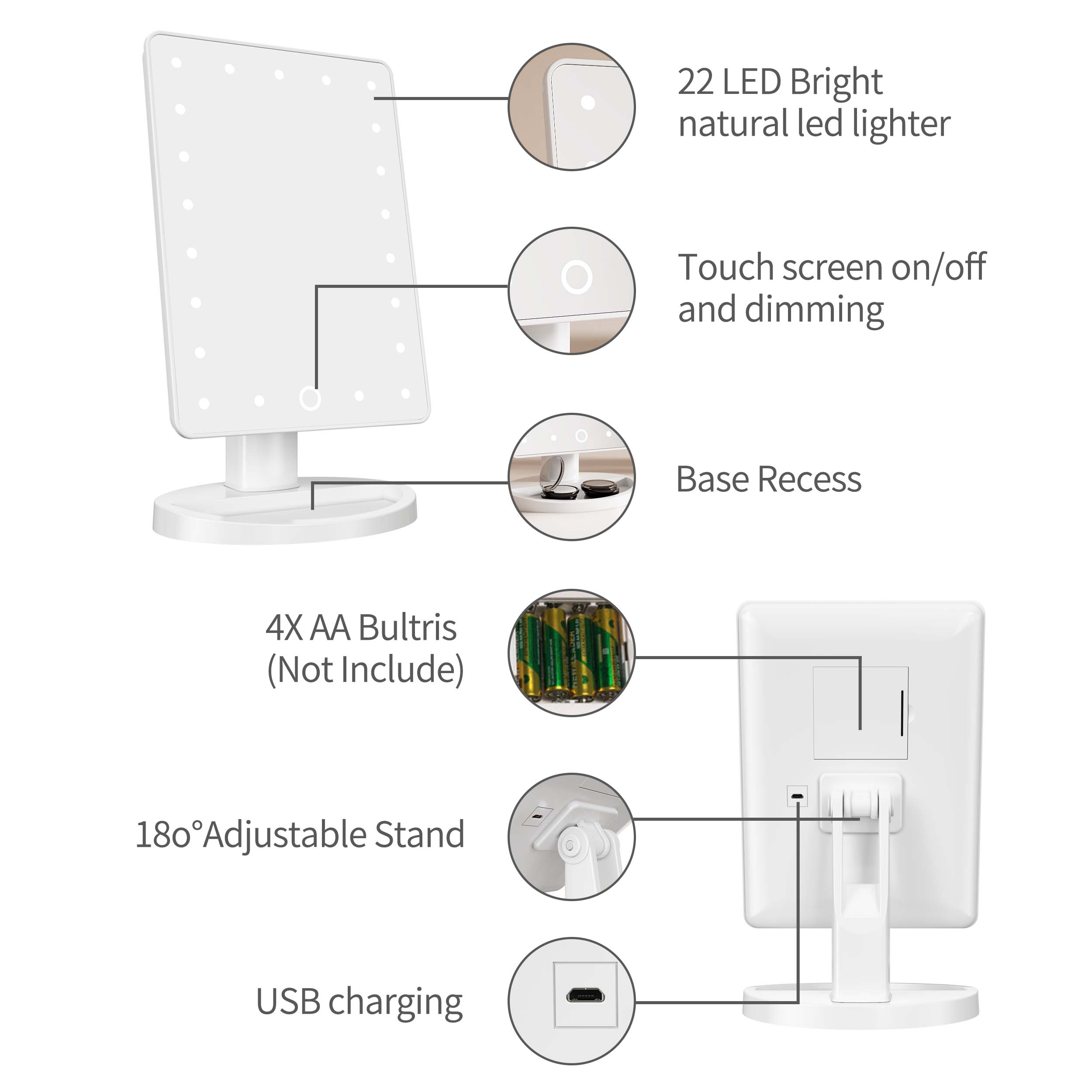 vanity mirror manufacturers