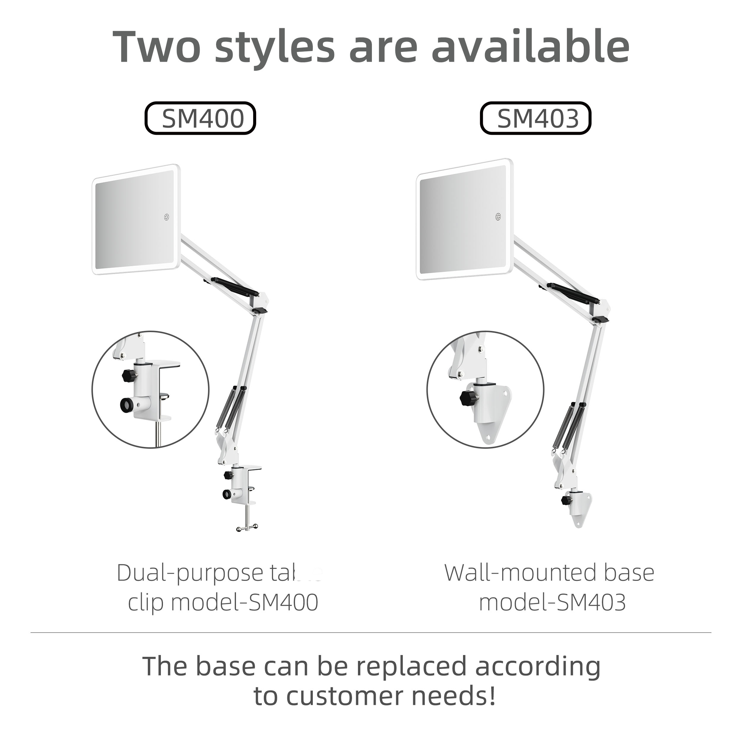 SM403 Led Wall Mounted Multifunctional Mirror With Light SM403 Led Wall Mounted Multifunctional Mirror With Light