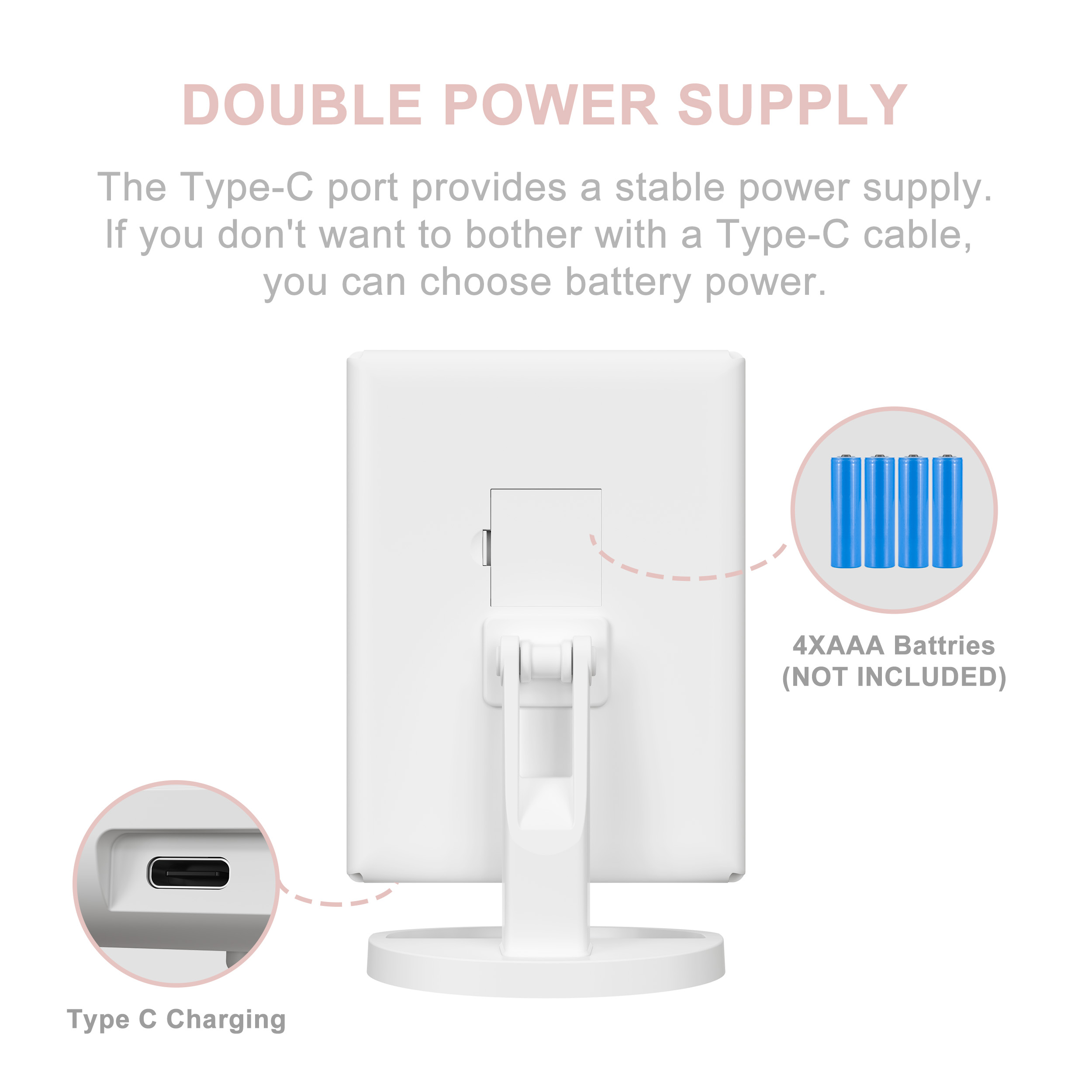 SM241A Led Trifold Vanity Mirror SM241A Led Trifold Vanity Mirror