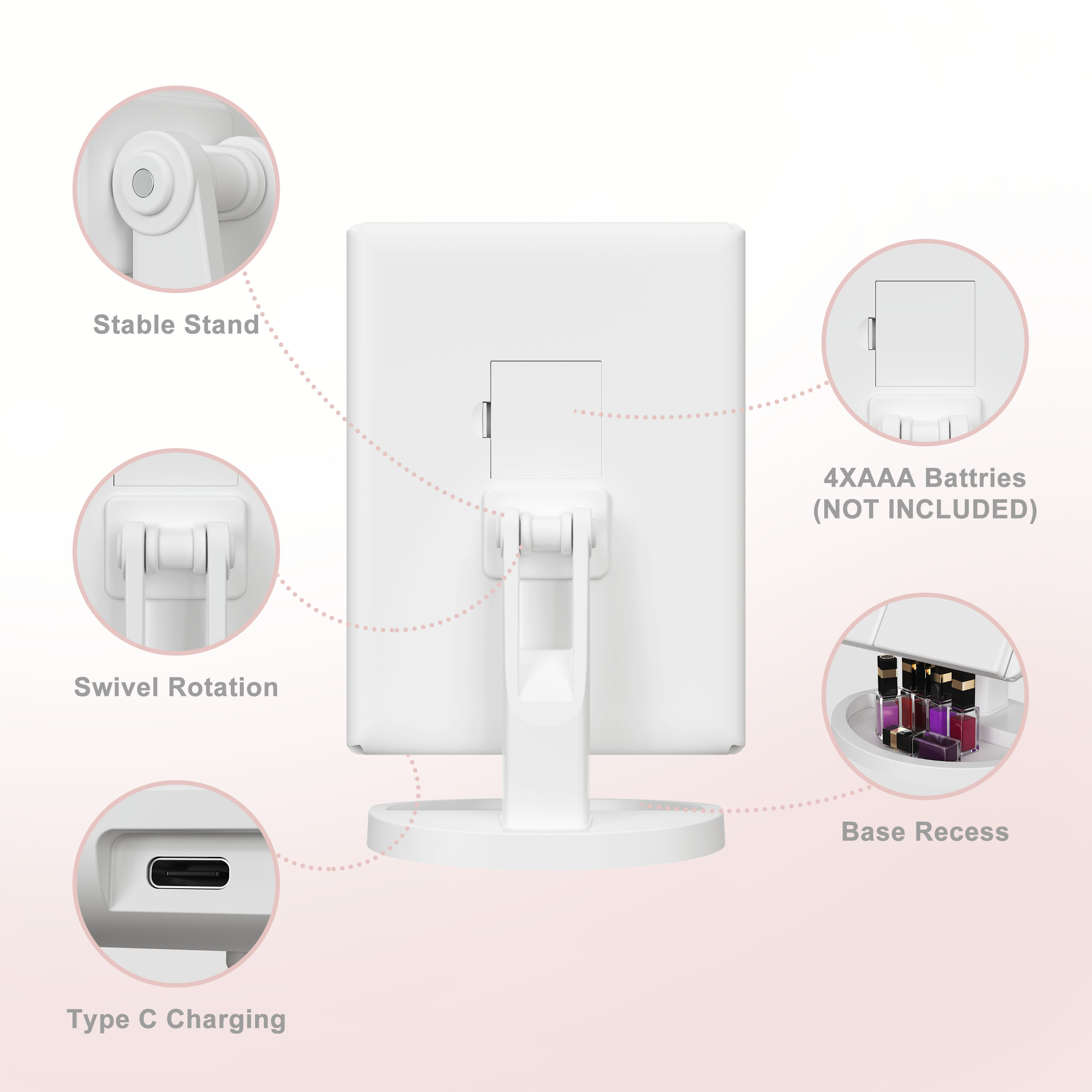 Portable LED Makeup Mirror Portable LED Makeup Mirror