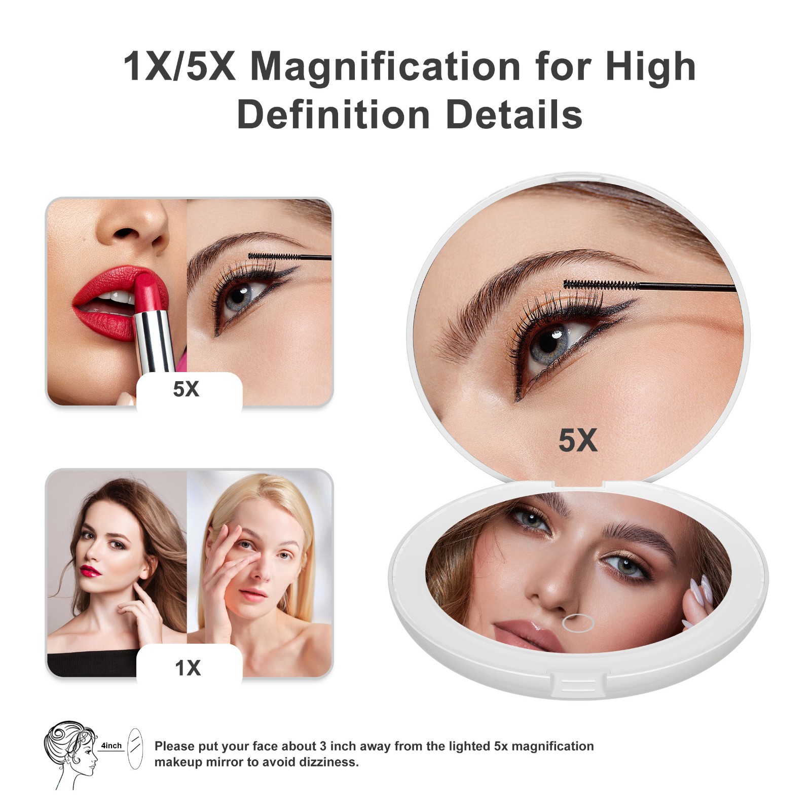 Wholesale LED pocket mirror Wholesale LED pocket mirror