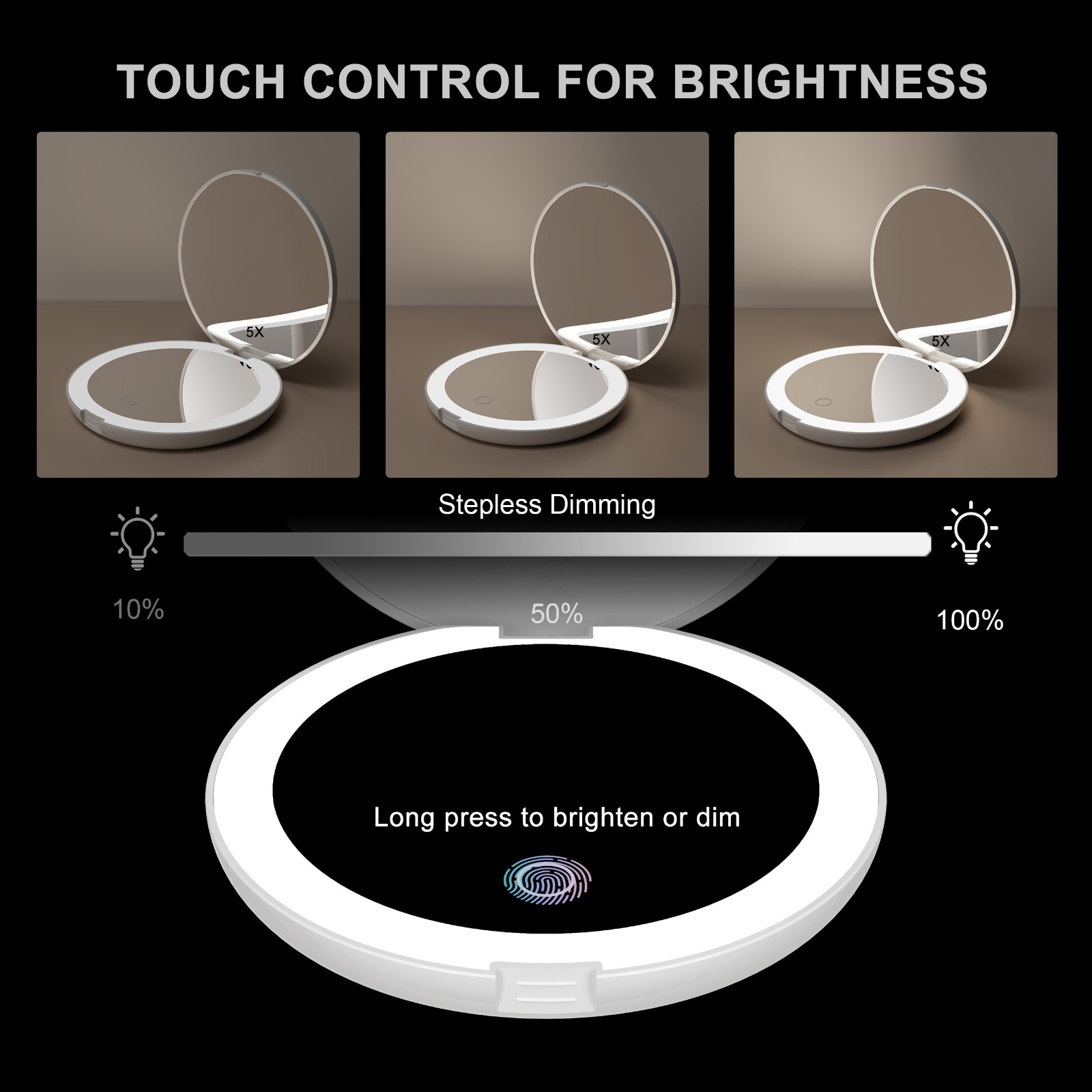 Wholesale LED pocket mirror Wholesale LED pocket mirror