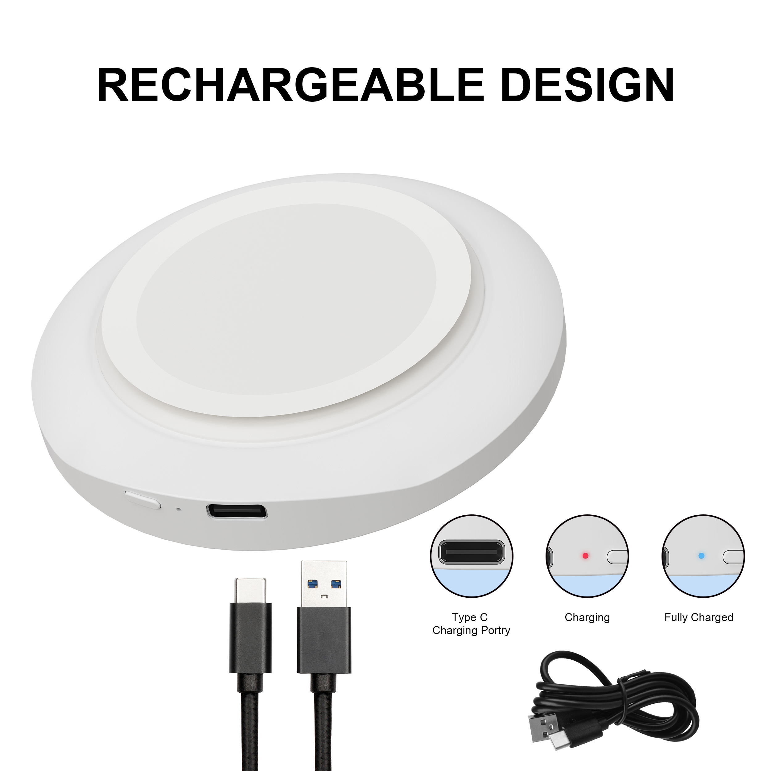 RM404 LED suction cup mirror