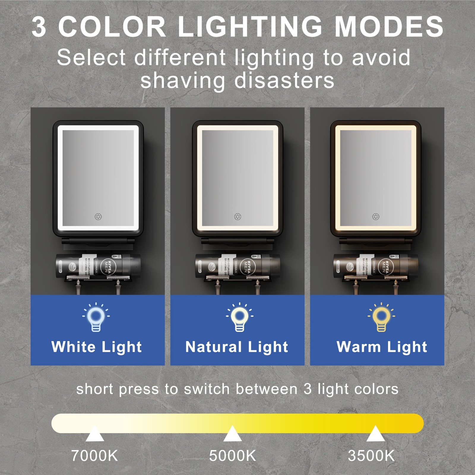 Shower Mirror Fogless for Shaving
