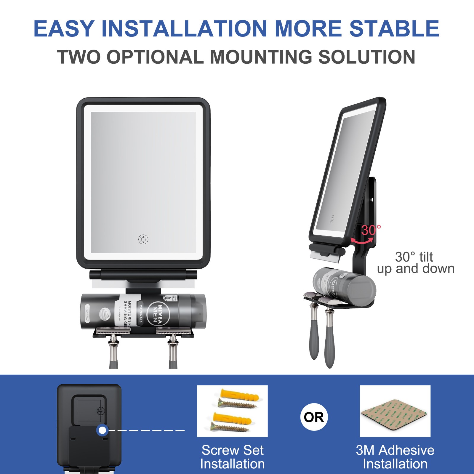 Anti Fog Shower Mirror