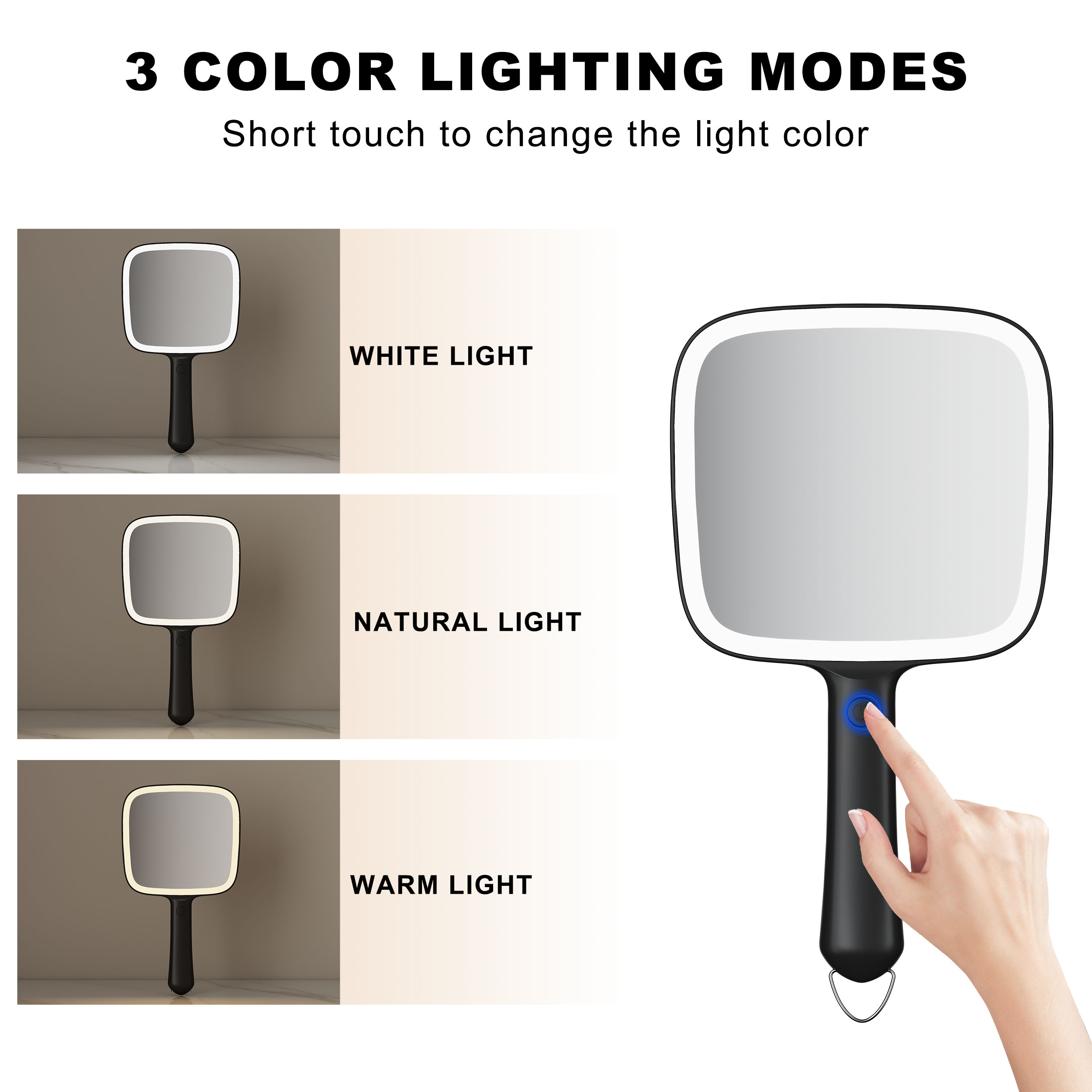 Small hand held mirrors in bulk