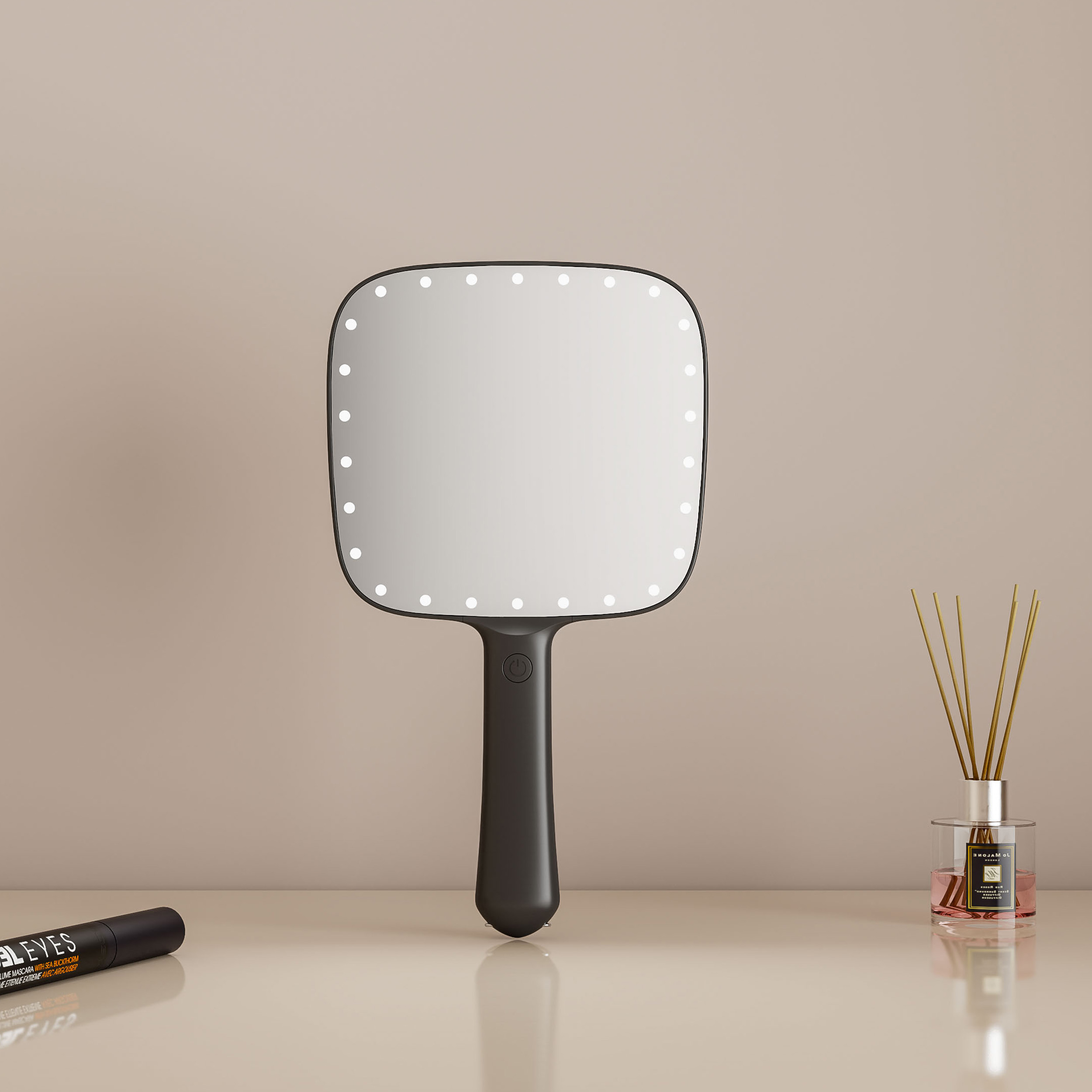 Hand Mirror With Led Light