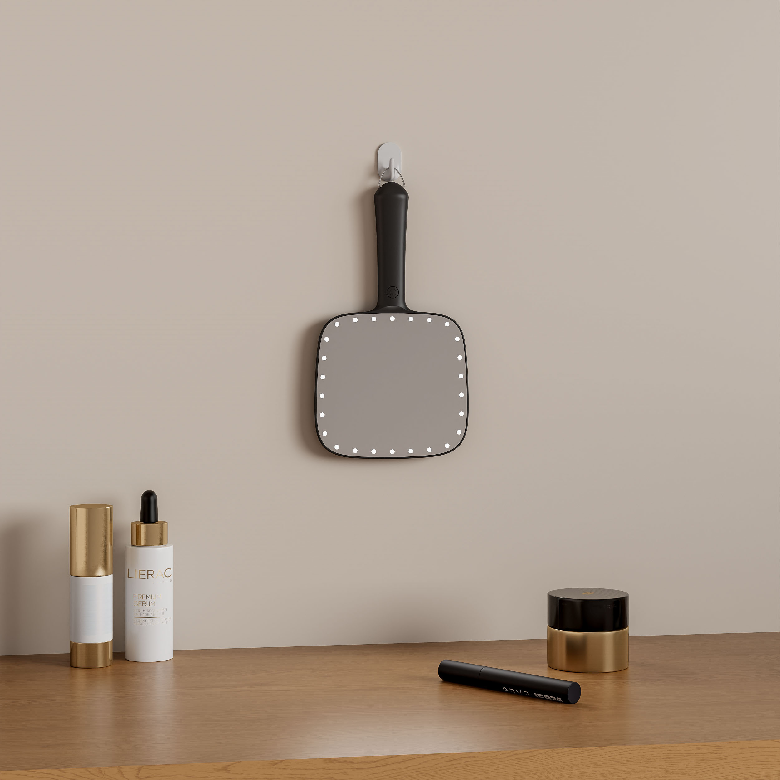 Hand Mirror With Handle