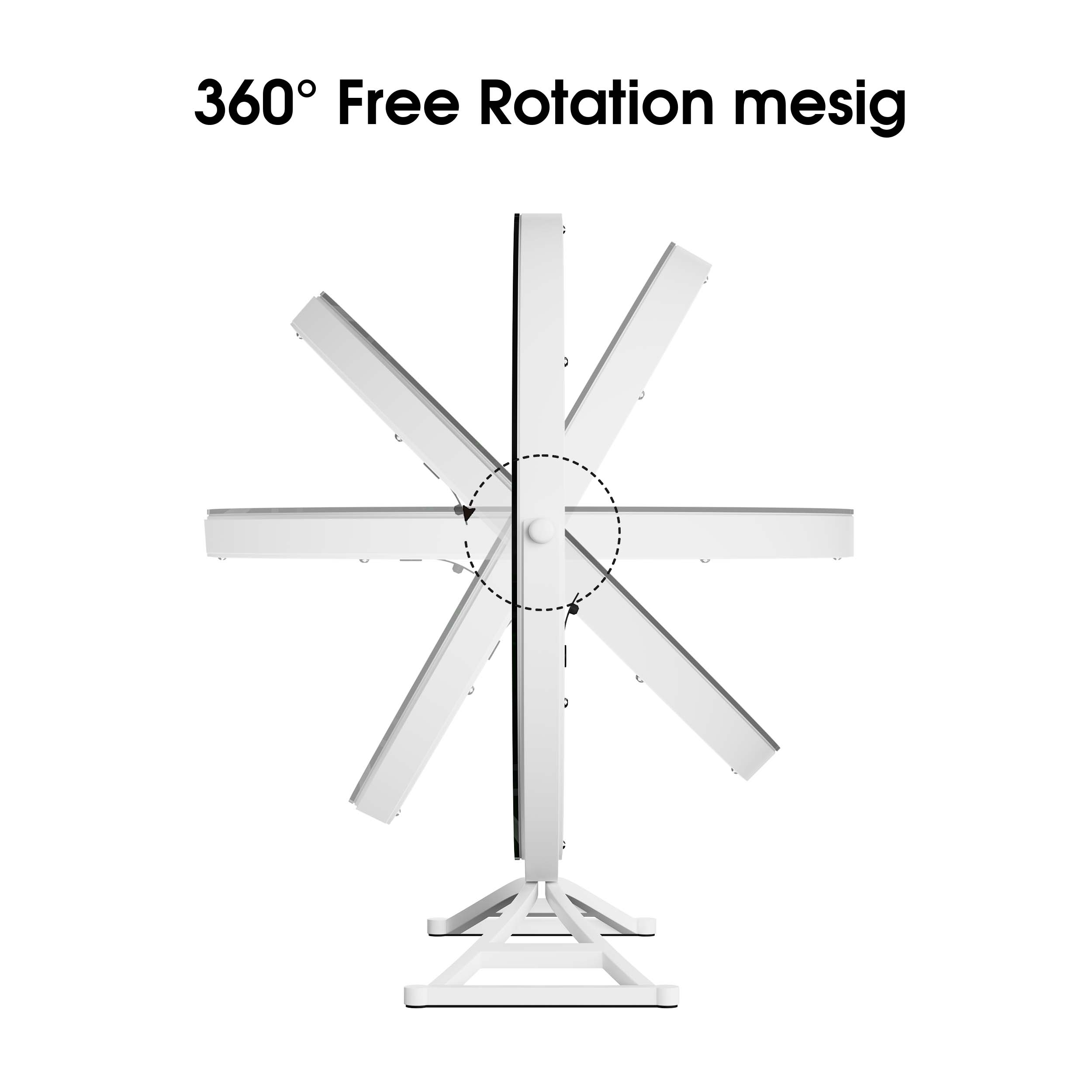 Smart Makeup Tabletop Desktop Cosmetic Mirror