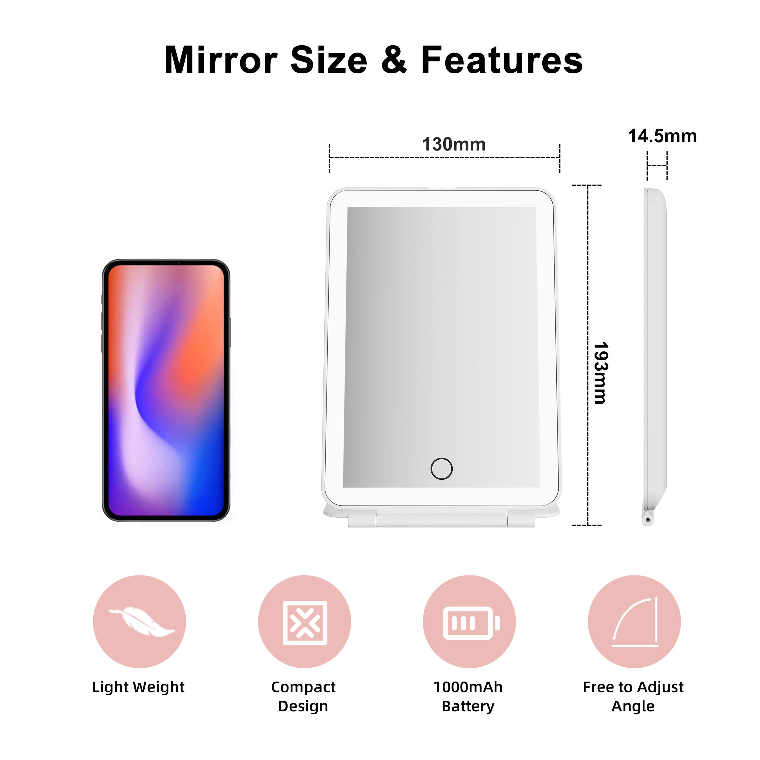1718091339460098.jpg SM296 Folding Makeup Mirror With LED Light