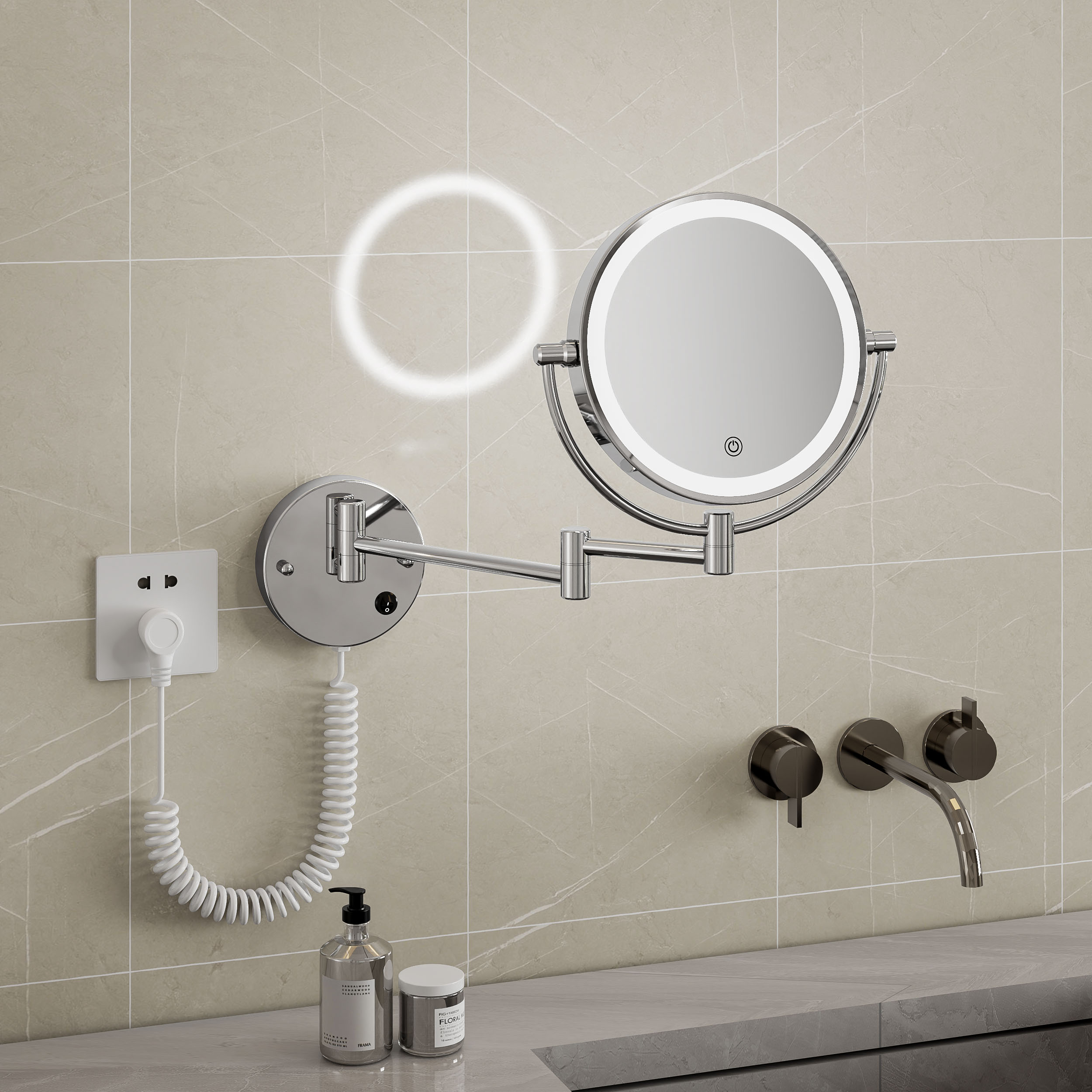 1719302313484637.jpg Wall Mounted Lighted Makeup Vanity Mirror
