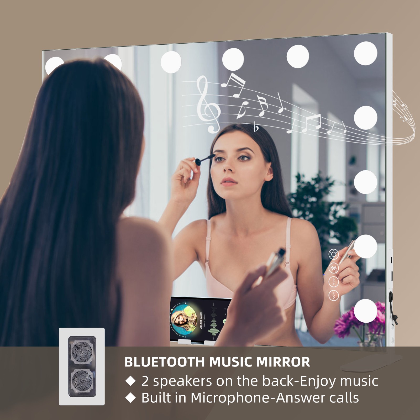 Hollywood Vanity Mirror With LED Lights