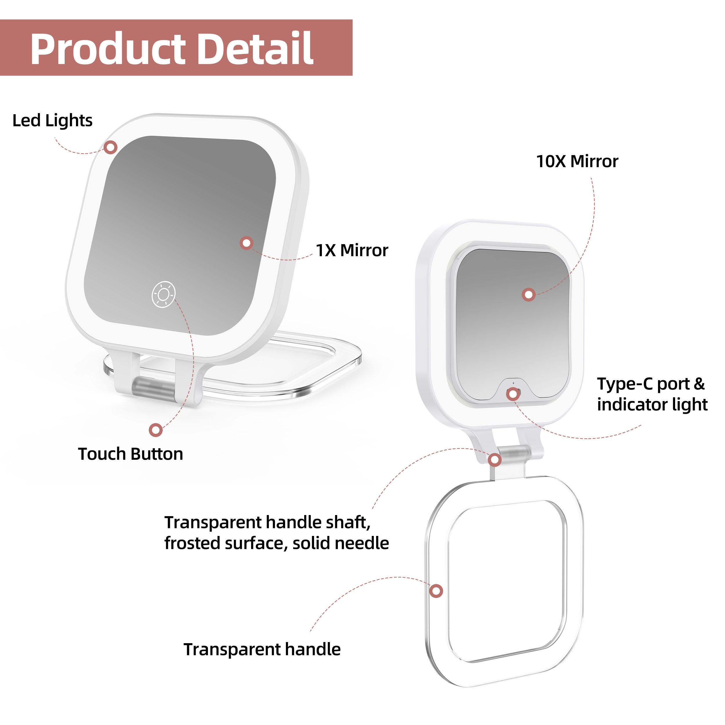 Folding Pocket Mirror