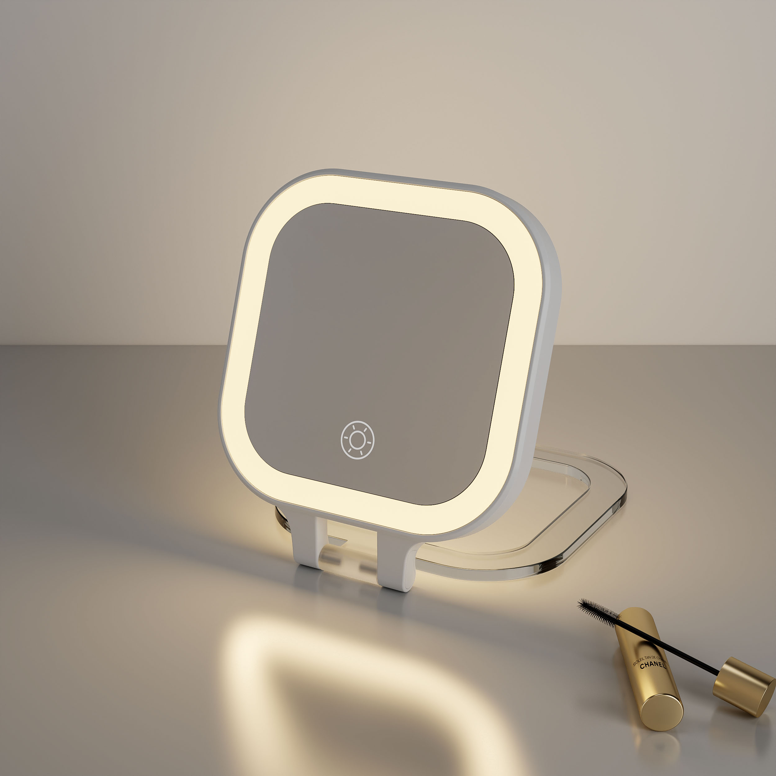 Rechargeable Compact Mirror