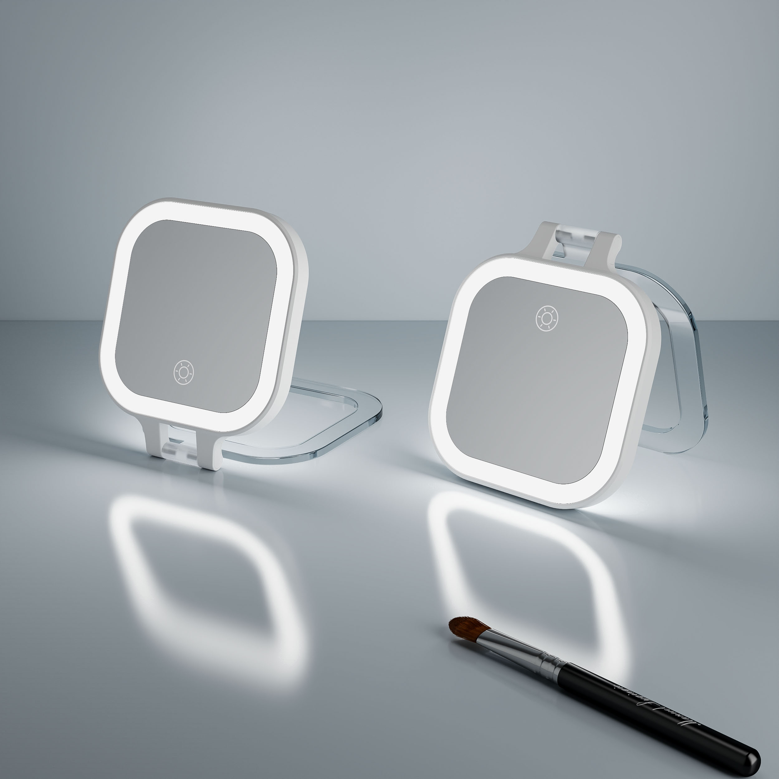 Rechargeable Compact Mirror
