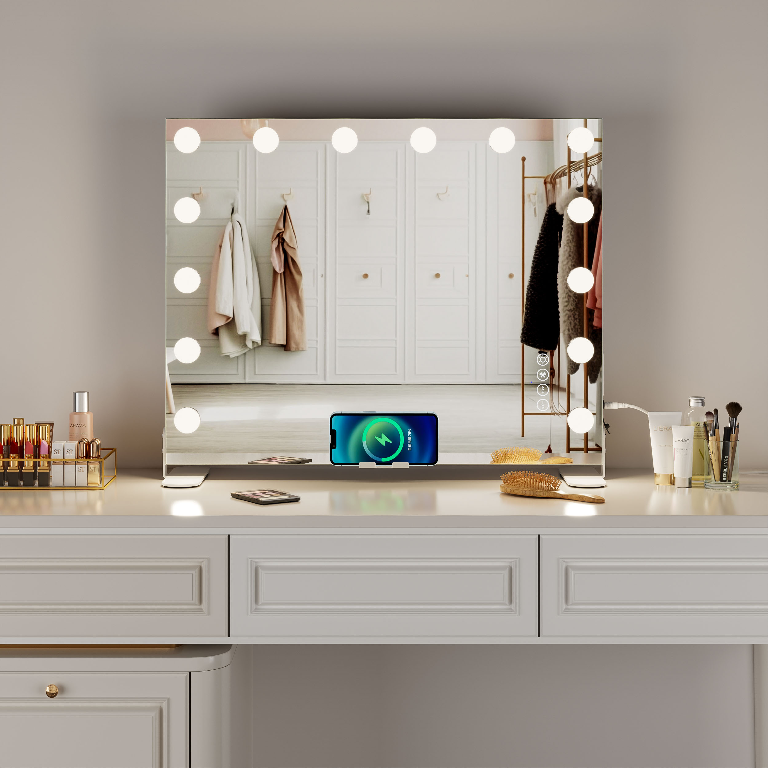 1727075598274521.jpg Hollywood Mirror With Bluetooth