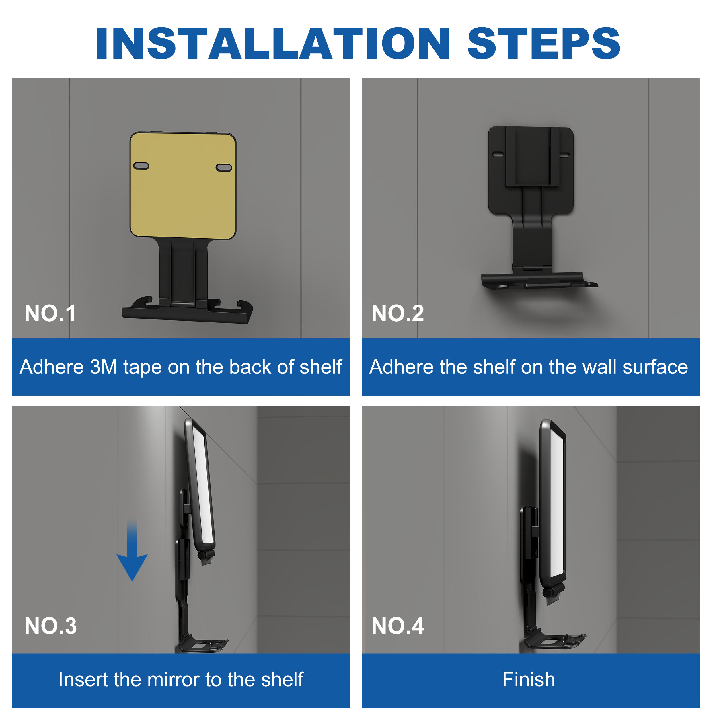 SM408 Heated Shaving Mirror For Shower