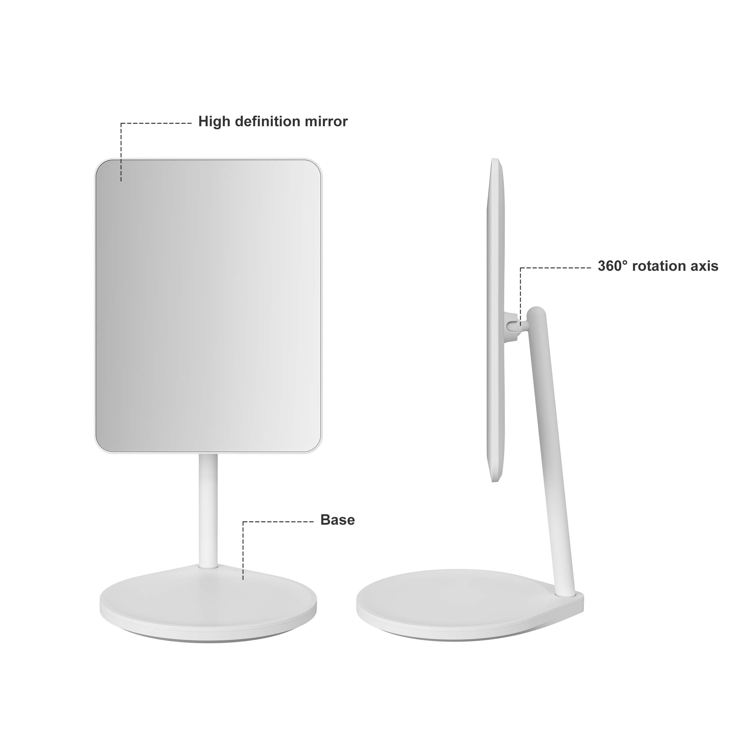 1736997670790982.jpg SM456 Portable Makeup Vanity Mirror