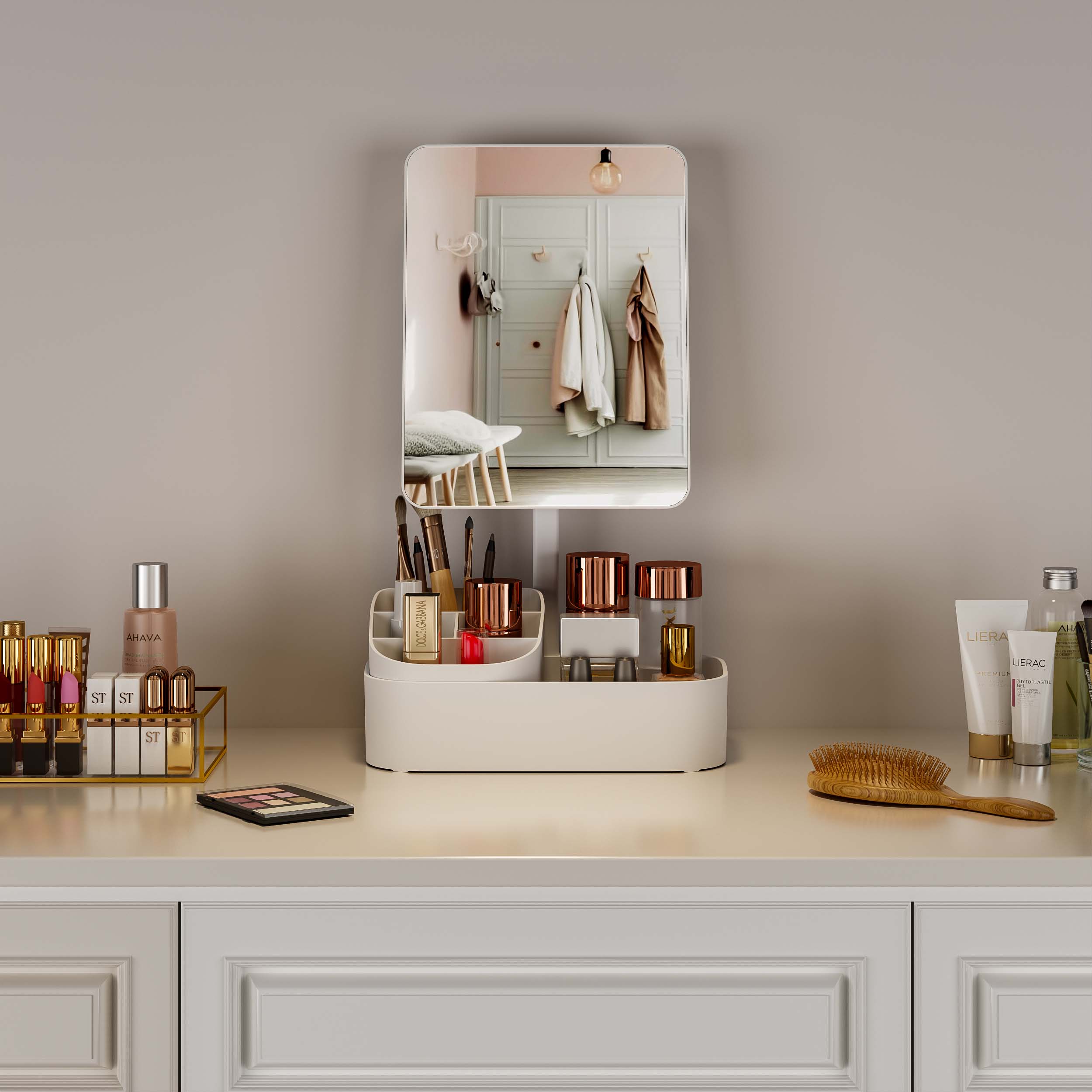 1737536013417281.jpg  Makeup Vanity Mirror With Storage Box