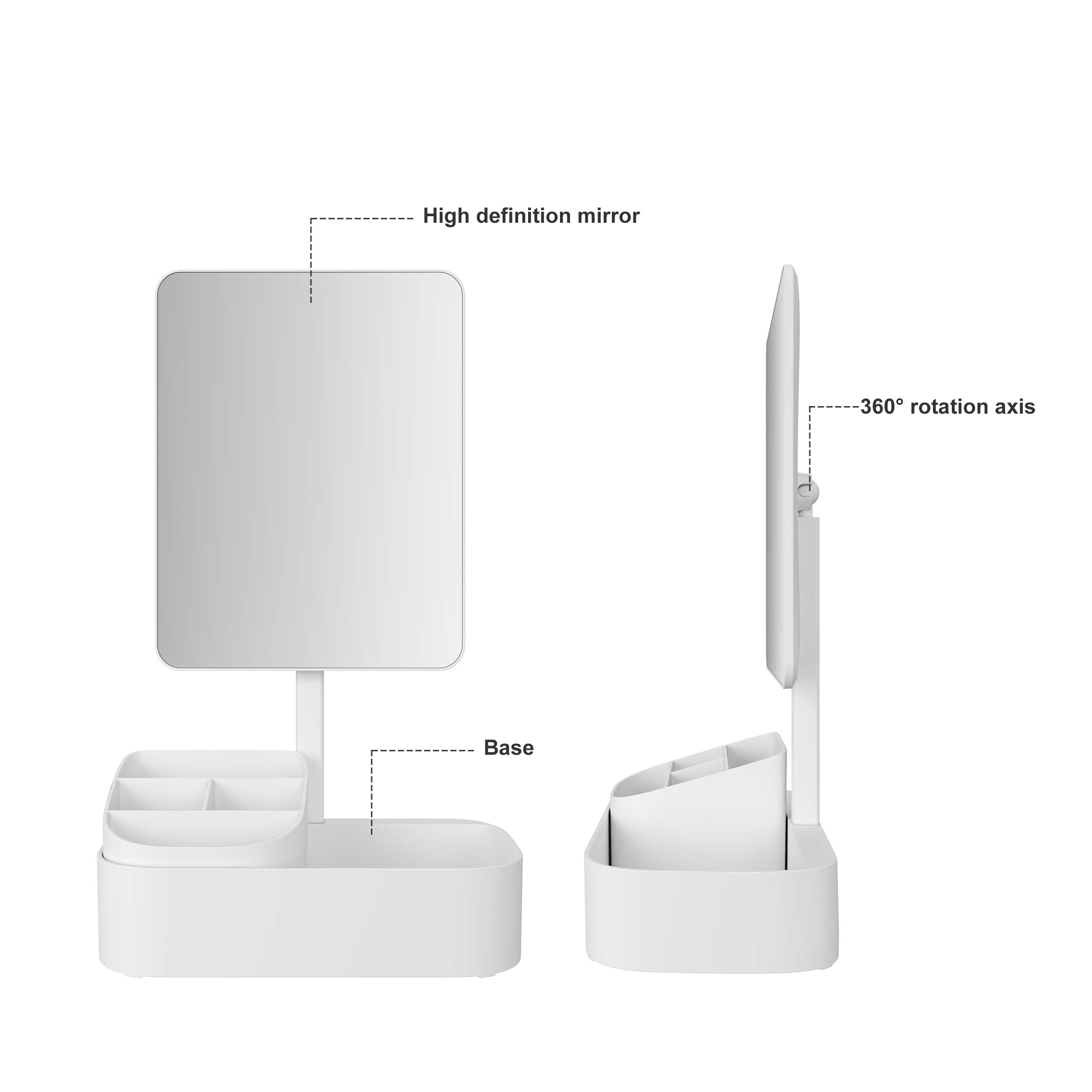 1737536015323624.jpg  Makeup Organiser With Mirror