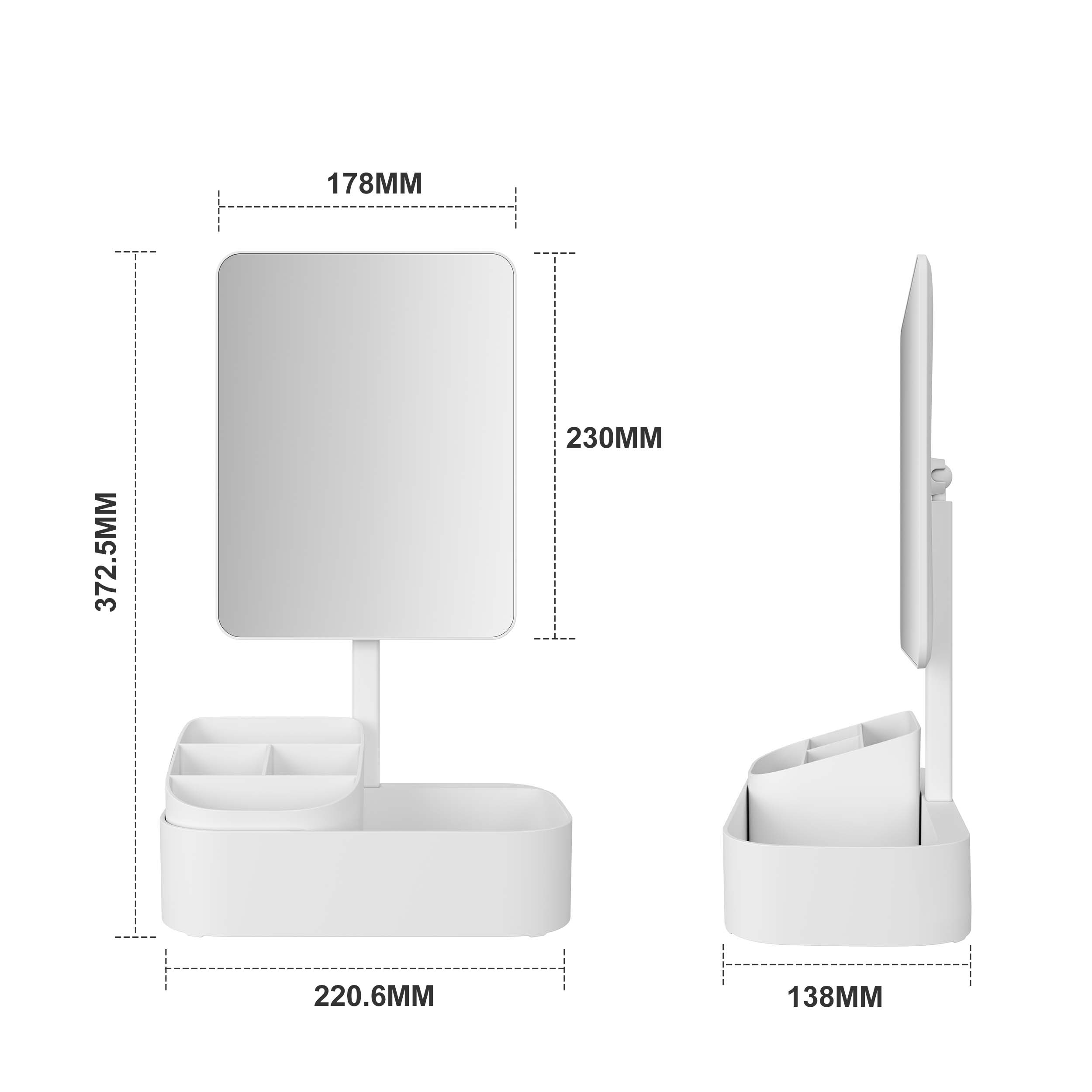 1737536015388516.jpg  Makeup Vanity Mirror With Storage Box